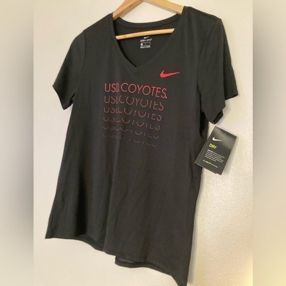 SD COYOTES!! Nike dri-fit shirt!Legend V Neck Tee New With Tags Size large - Picture 5 of 14